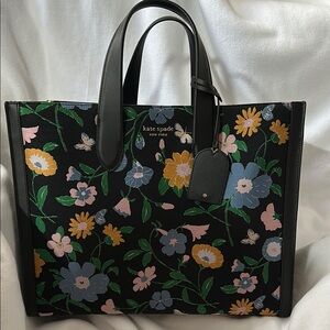 Kate Spade Manhattan floral tote large